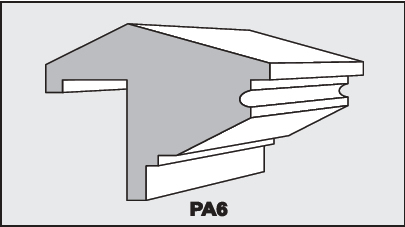 PA6 - Architectural Foam Shape - Parapets & Caps