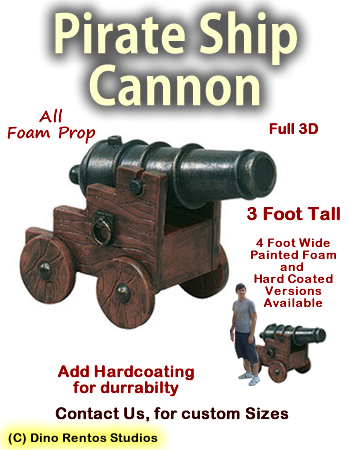 Pirate Ship Cannon Foam Prop