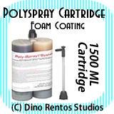 1500ml Polyspray Polyurea Cartridge - Foam Coating