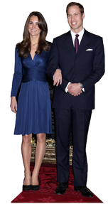 Kate and William Royal Cardboard Cutout Standup Prop
