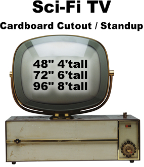 SciFi TV Cardboard Cutout Standup Prop