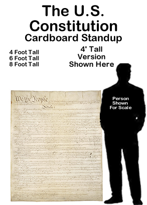  United States Constitution Cardboard Cutout Standup Prop
