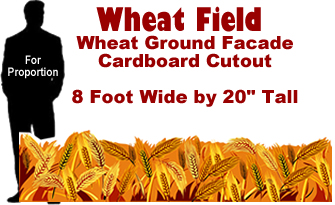 Wheat Field Cardboard Cutout Standup Prop