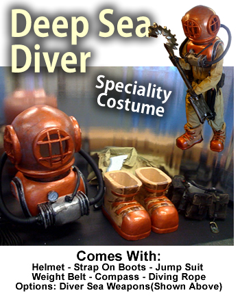 Deep Sea Diver Costume/Mascot
