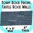 Castle Wall Rocks - Rock Wall Full - 12 Rocks