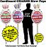  Charms Blow Pops Cardboard Cutout Standup Prop - Self Standing - Set of 3