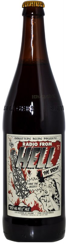 Radio From Hell Bottle Cardboard Cutout Standup Prop