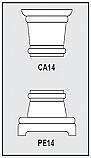Foam-CA1-PE1 - Architectural Foam Shape - Capital & Pedestal