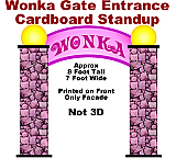 Wonka Entrance Cardboard Cutout Standup Prop